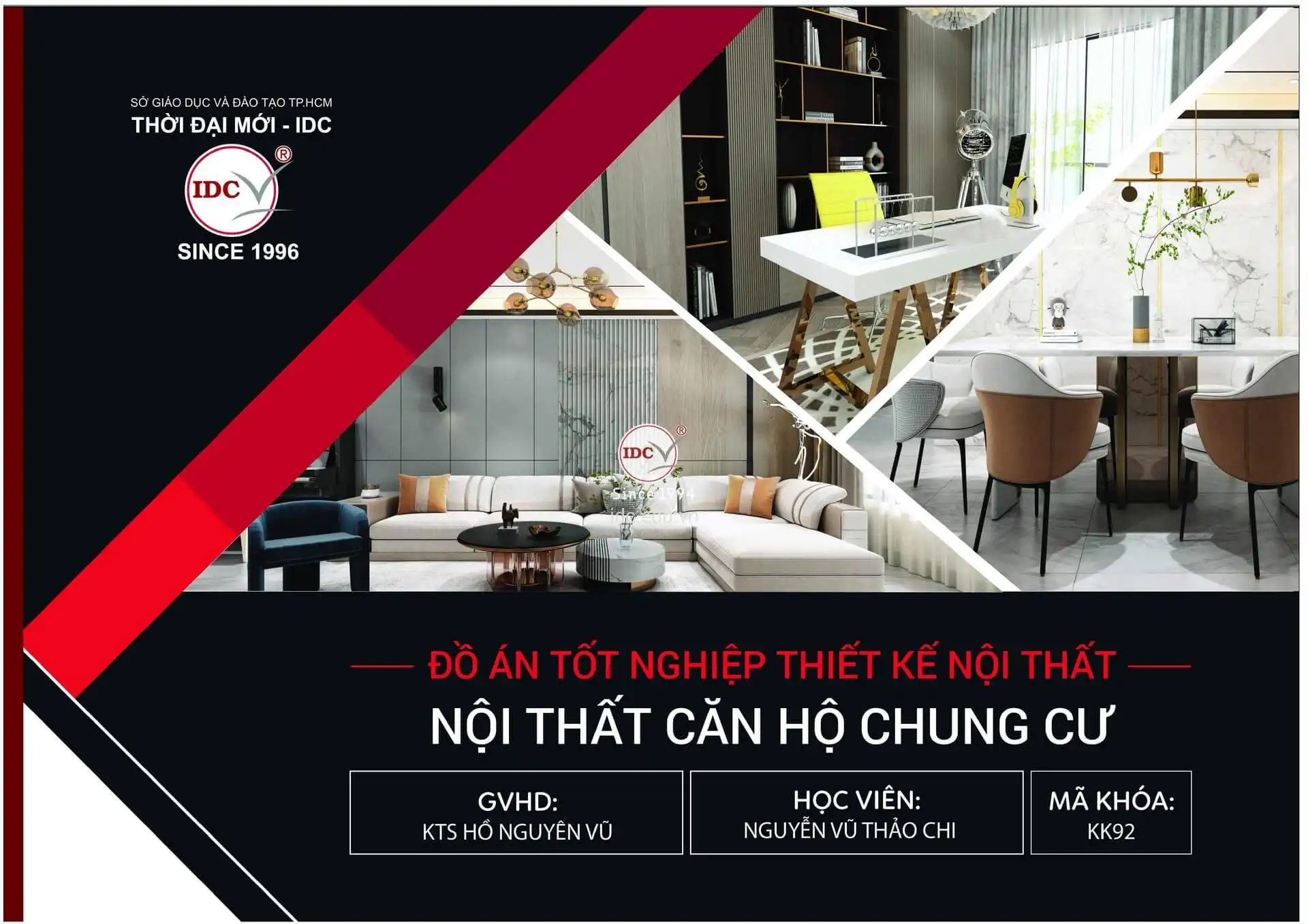 Đồ án thiết kế nội thất - HV Nguyễn Vũ Thảo Chi - KK92