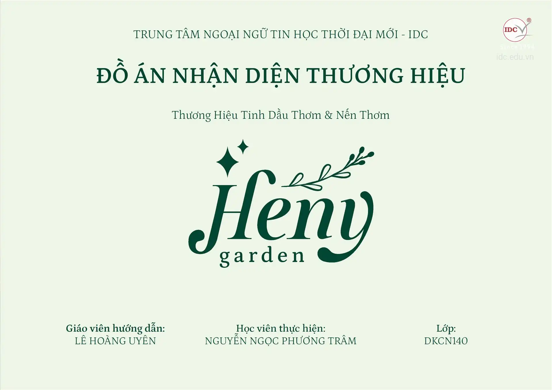 Đồ án thiết kế đồ họa – HV Nguyễn Ngọc Phương Trâm – DKCN141