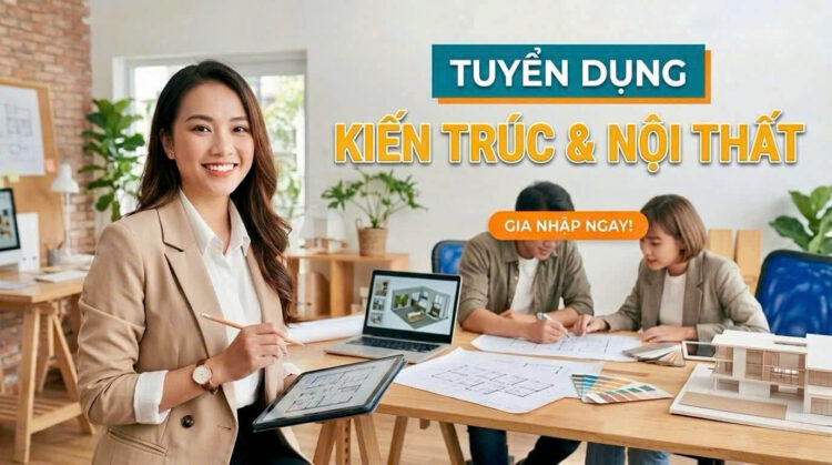 Tuyển dụng: Triển khai 2D – Thiết kế 3D – Giám sát nội thất | Công ty Cổ phần Xây dựng & Đầu tư Galaxy